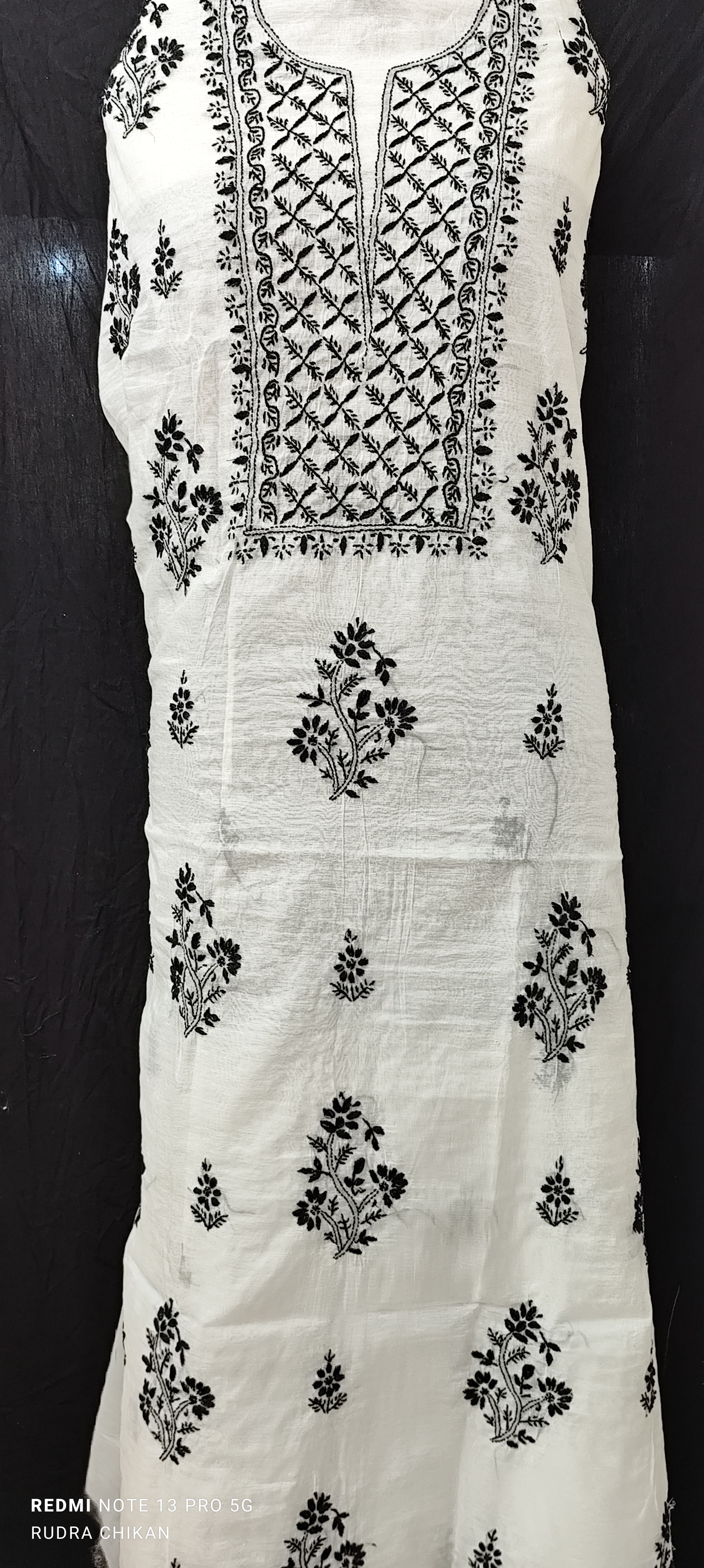 Chikankari Mal Chandari 2 Piece Set