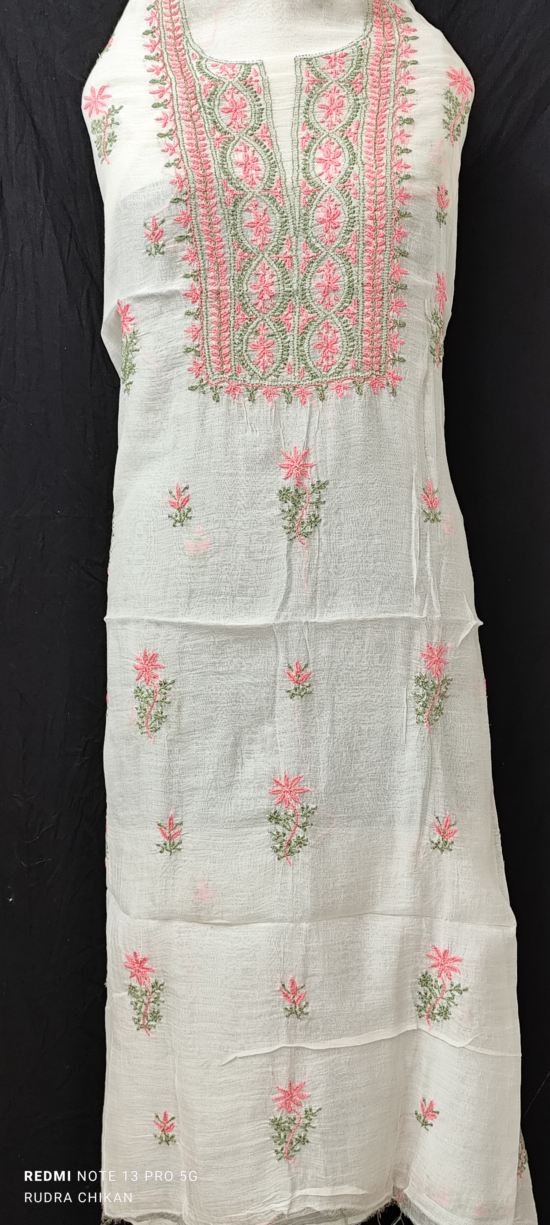 Chikankari Mal Chandari 2 Piece Set